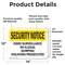 Signmission Video Surveillance No Illegal Dumping Violators OSHA Security Notice Sign, Vinyl Decal, 14x10in, 2PK OS-2PACK-SN-D-1014-L-11691 - alternate 3